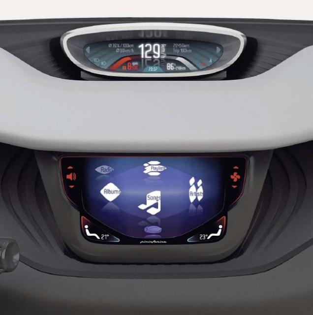 Дисплей Pininfarina BlueCar