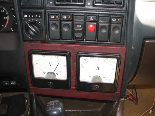 Opel Monza электро - комбинация амперметра и вольтметра